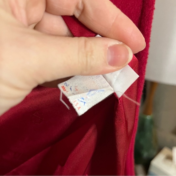 Vintage Christian Dior double breasted wool long coat size 4 - Picture 14 of 15